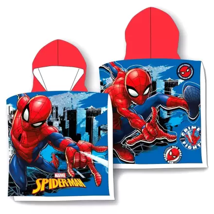 Marvel Spiderman microfibre poncho towel termékfotója