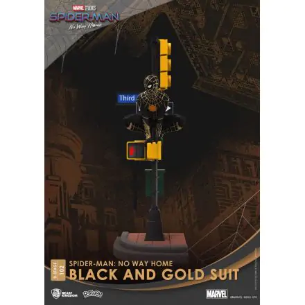 Spider-Man: No Way Home D-Stage PVC Diorama Spider-Man Black and Gold Suit 25 cm product photo
