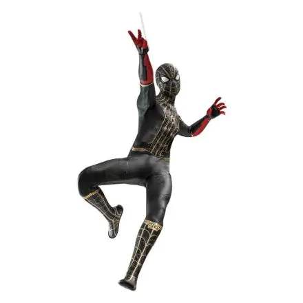 Spider-Man: No Way Home Movie Masterpiece Action Figure 1/6 Spider-Man (Black & Gold Suit) 30 cm product photo
