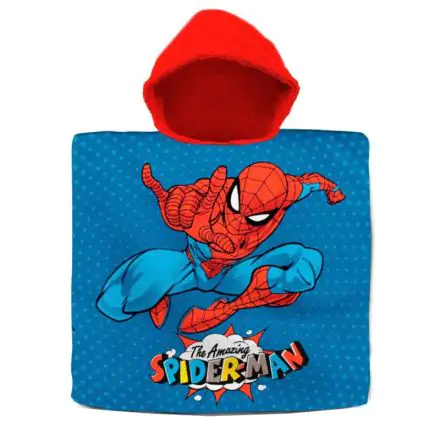 Marvel Spiderman cotton poncho towel termékfotója