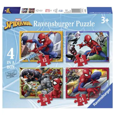 Marvel Spiderman puzzle 12+16+20+24pcs product photo