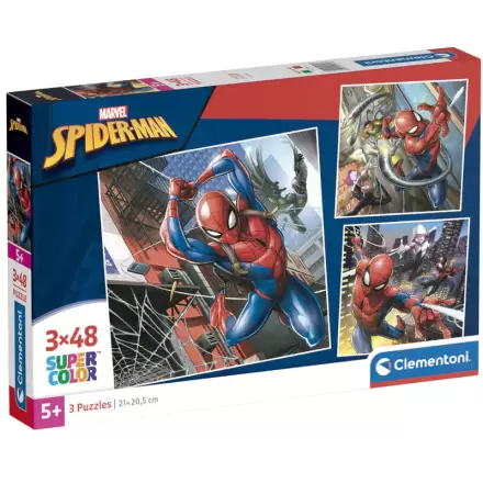 Marvel Spiderman puzzle 3x48pcs termékfotója