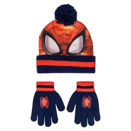 Marvel Spiderman hat and gloves set product photo