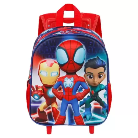 Marvel Spiderman Spidey Glow 3D trolley 34cm product photo