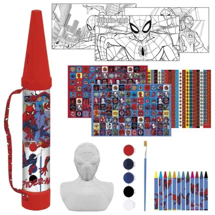 Marvel Spiderman pencil colouring set product photo