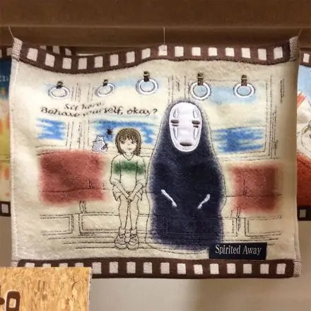 Spirited Away Mini Towel Chihiro In The Train termékfotója