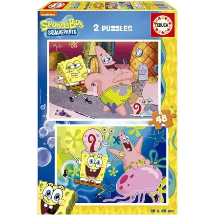 Sponge Bob puzzle 2x48pcs product photo