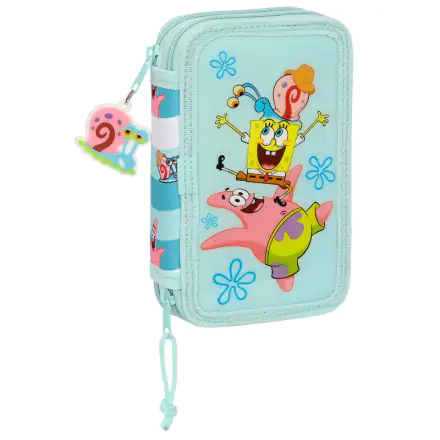 Sponge Bob Stay Positive double pencil case 28pcs product photo