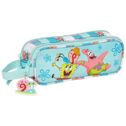 Sponge Bob Stay Positive double pencil case product photo