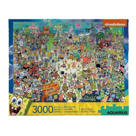 SpongeBob Jigsaw Puzzle Bikini Bottom (3000 pieces) termékfotója