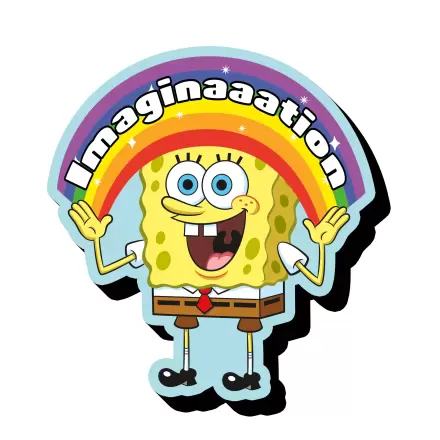 SPONGEBOB SQUAREPANTES Imagination Chunky Magnet termékfotója