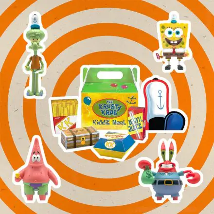 SpongeBob SquarePants ReAction Action Figure 4-Pack Krusty Krab Meal NYCC 10 cm product photo