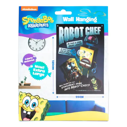 SpongeBob SquarePants Wall Banner Robot Chef 125 x 85 cm product photo