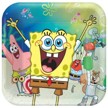 SpongeBob Laugh Paper Plates 8-count 23 cm product photo