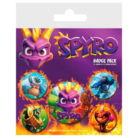 Spyro the Dragon set 5 badges product photo