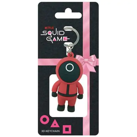 Squid Game 3D Rubber Keychain Circle Guard 6 cm product photo