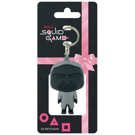 Squid Game 3D Rubber Keychain Mask Man 6 cm product photo