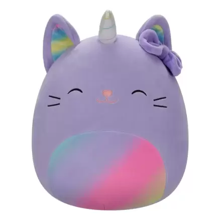 Squishmallows Plush Figure Caticorn with Rainbow Pastel Belly and Bow Cienna 30 cm product photo