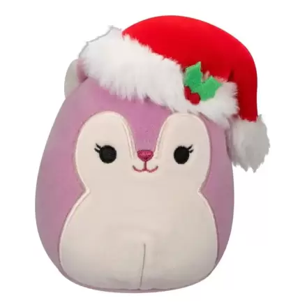 Squishmallows Plush Figure Christmas Allina the Squirrel with Santa Hat 20 cm termékfotója