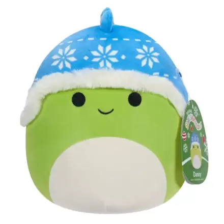Squishmallows Plush Figure Christmas Danny the Dinosaur 12 cm product photo