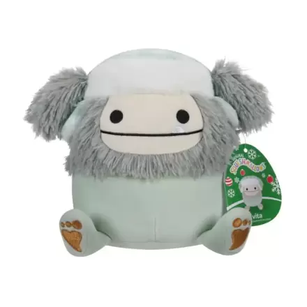 Squishmallows Plush Figure Christmas Evita the Bigfoot with Trapper Hat 12 cm product photo