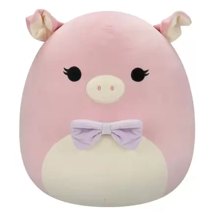 Squishmallows Plush Figure Pink Pig with Purple Bow Tie Hettie 50 cm product photo