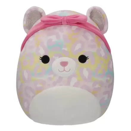 Squishmallows Plush Figure Pink Rainbow Leopard with Pink Headband Michaela 30 cm product photo
