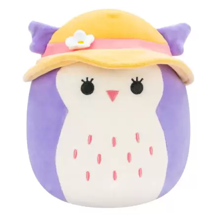 Squishmallows Plush Figure Purple Owl with Sun Hat Holly 18 cm termékfotója