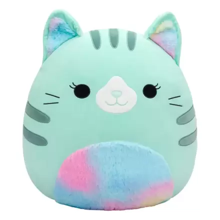 Squishmallows Plush Figure Teal Cat with Tie-Dye Fuzzy Belly Corinna 50 cm product photo