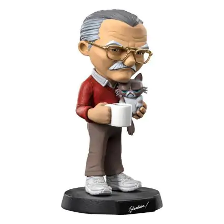 Stan Lee Mini Co. PVC Figure Stan Lee with Grumpy Cat 14 cm product photo
