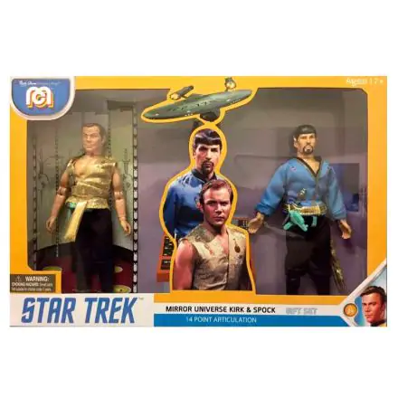 Star Trek Action Figures 2-Pack Mirror Universe Spock & Kirk 20 cm termékfotója