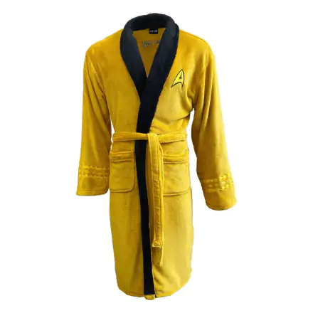 Star Trek Fleece Bathrobe Mustard Kirk product photo