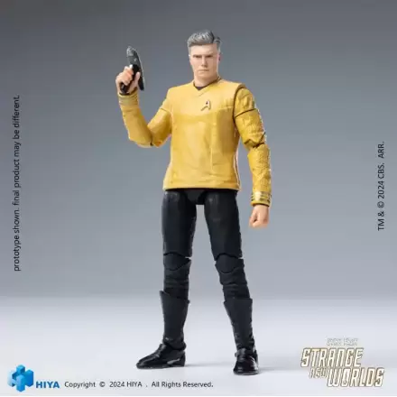 Star Trek Strange New Worlds Exquisite Mini Series  Action Figure 1/18 Pike 11 cm termékfotója