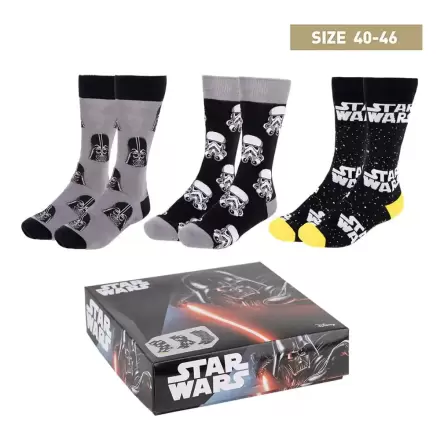 Star Wars Socks 3-Pack 40-46 termékfotója