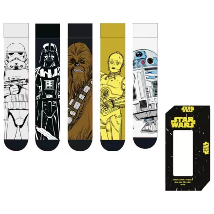 Star Wars Socks 5-Pack 38-45  product photo