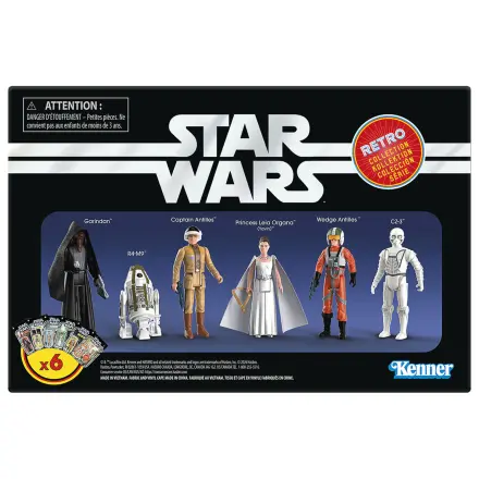 Star Wars: A New Hope Retro Collection set 6 figures 9,5cm product photo