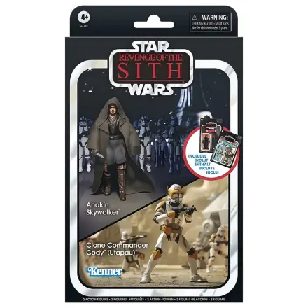Star Wars Anakin Skywalker & Clone Commander Cody Utapau pack figure 9.5cm product photo