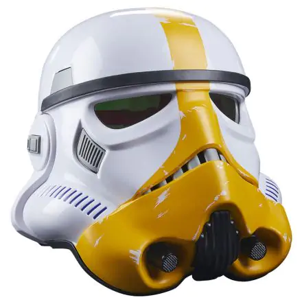 Star Wars: The Mandalorian Black Series Electronic Helmet Artillery Stormtrooper product photo