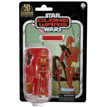 Star Wars The Clone Wars Vintage Collection Action Figure 2022 Battle Droid 10 cm product photo