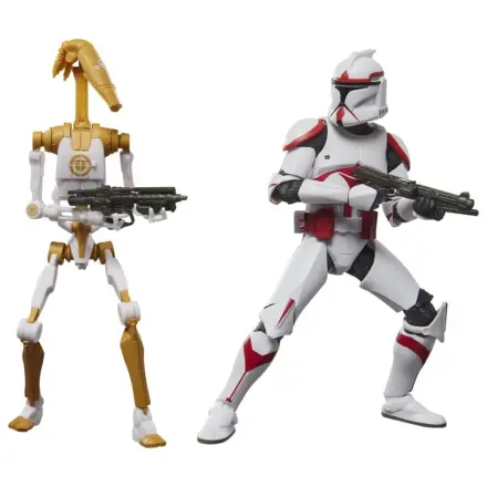 Star Wars: Battlefront II Black Series Action Figure 2-Pack Phase I Assault Trooper & Battle Droid Officer 15 cm product photo