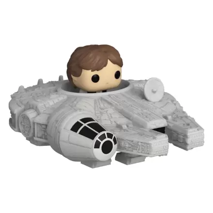 Star Wars Bitty Funko POP! Rides Vinyl Figure Display Han Solo w/Millenium Falcon 2,5 cm termékfotója