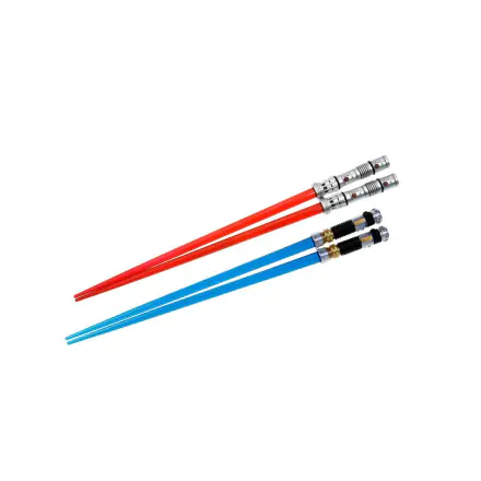 Star Wars Chopstick Darth Maul & Obi-Wan Kenobi Lightsaber Chopstick Battle 2-Set product photo