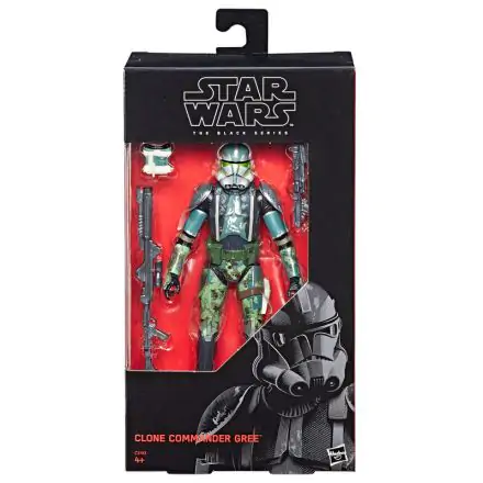 Star Wars Episode III Black Series Action Figure Clone Commander Gree 2017 Exclusive 15 cm product photo