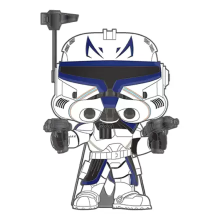 Star Wars Clone Wars Loungefly POP! Enamel Pin Captain Rex (Glow-in-the-Dark) 10 cm termékfotója