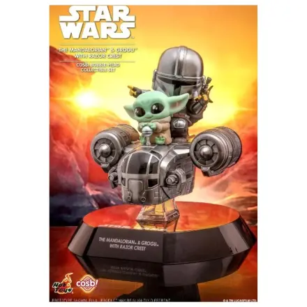 Star Wars Cosbaby Wave 2 The Mandalorian & The Child with Razor Crest product photo