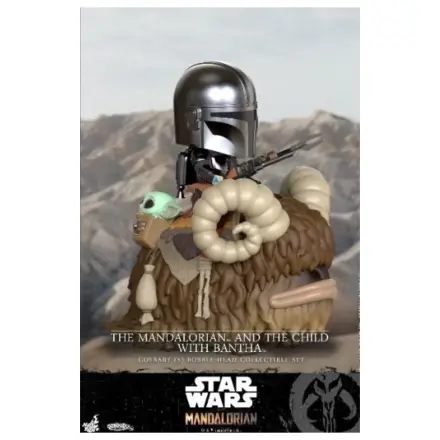 Star Wars Cosbaby Wave 3 The Mandalorian & The Child with Bantha product photo