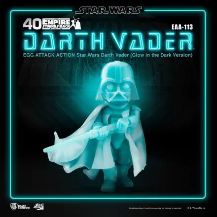 Star Wars Egg Attack Action Figure Darth Vader Glow In The Dark Ver. 16 cm product photo