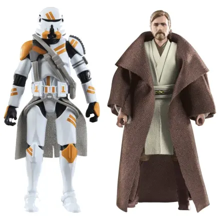 Star Wars Episode III Vintage Collection Action Figure 2-Pack Obi-Wan Kenobi & Airborne Clone Trooper 10 cm product photo