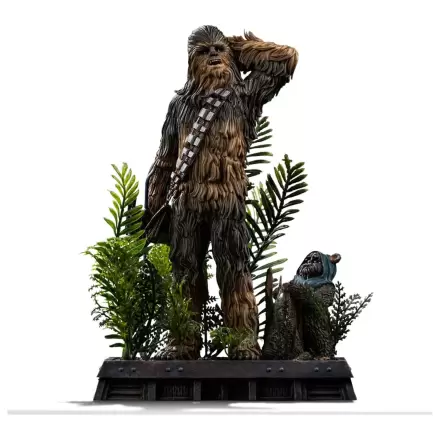 Star Wars Episode VI Art Scale Statue 1/10 Chewbacca and Tokkat 22 cm             product photo
