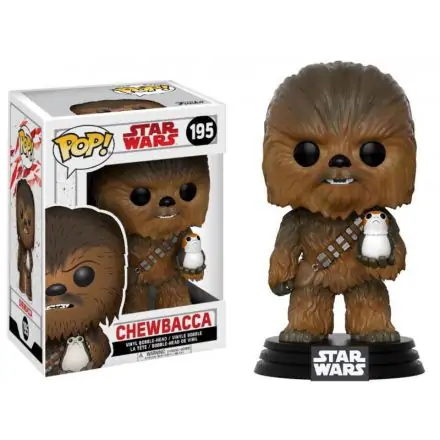 Star Wars Episode VIII POP! Vinyl Bobble-Head Chewbacca & Porg 9 cm termékfotója